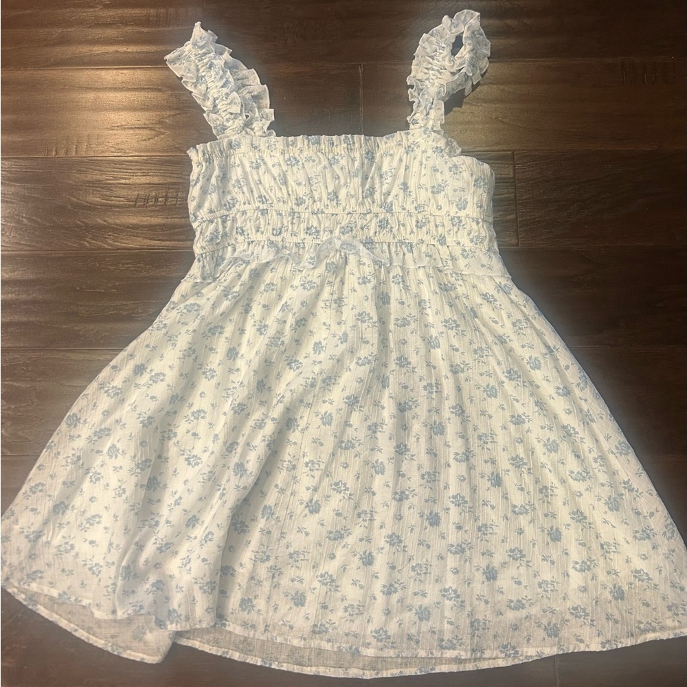 Altar'd State White and Blue Floral Dress - Picture 4 of 5